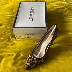 Leopard print Nine West heels